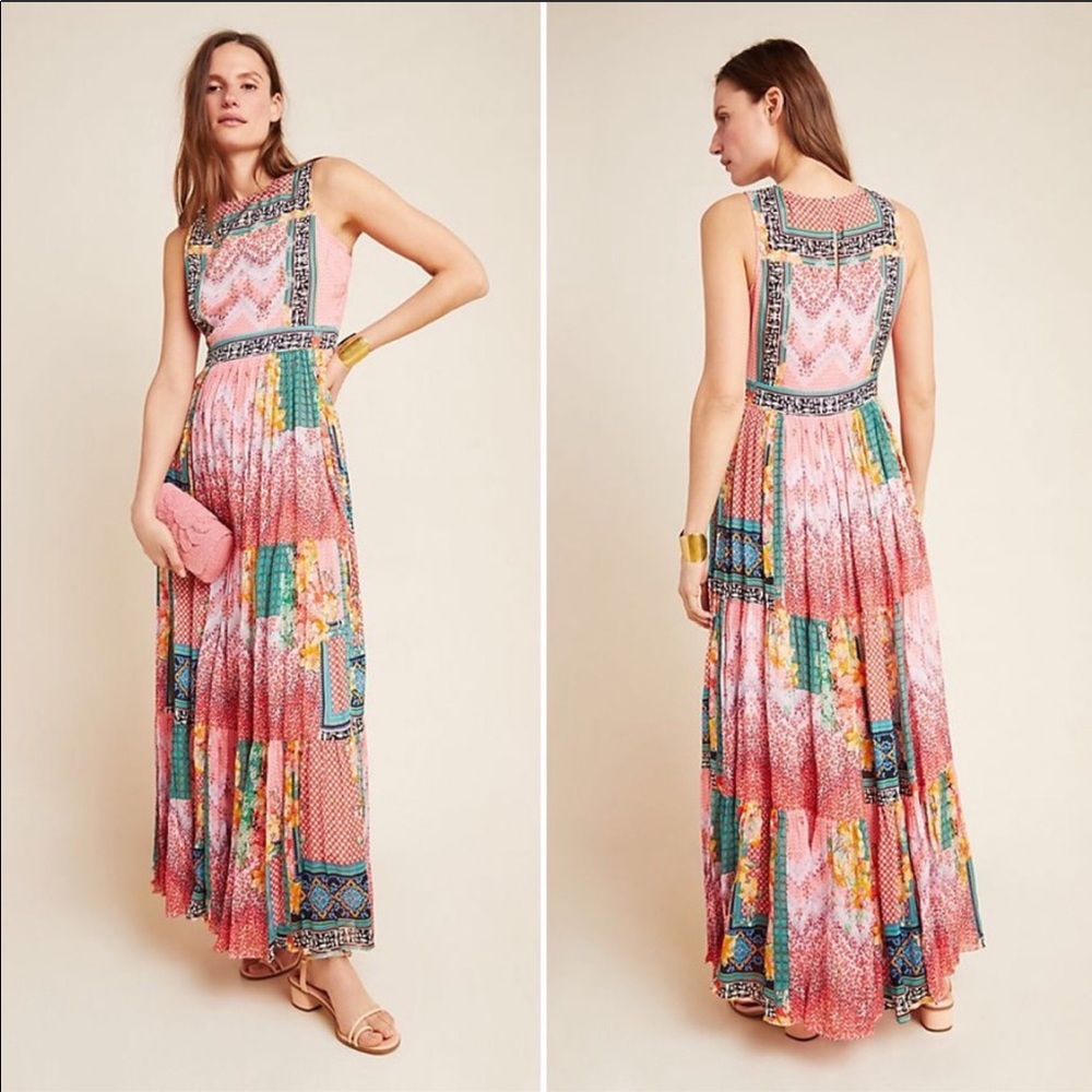 Anthropologie NWT Alessandra Maxi Dress 🍓